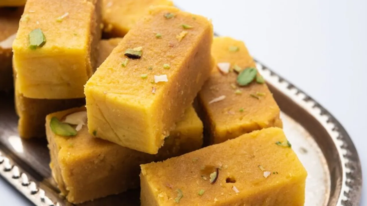 Mysore Pak Sweet Snack Recipe