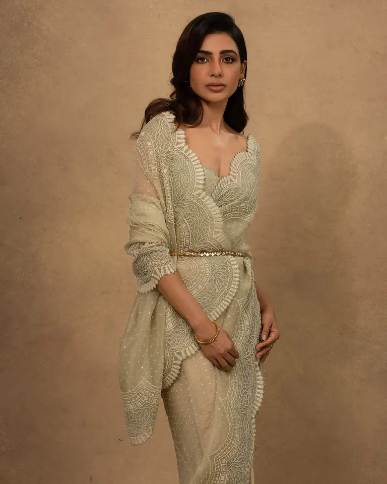 Samantha Ruth Prabhus Trending Saree Style Photoshoot