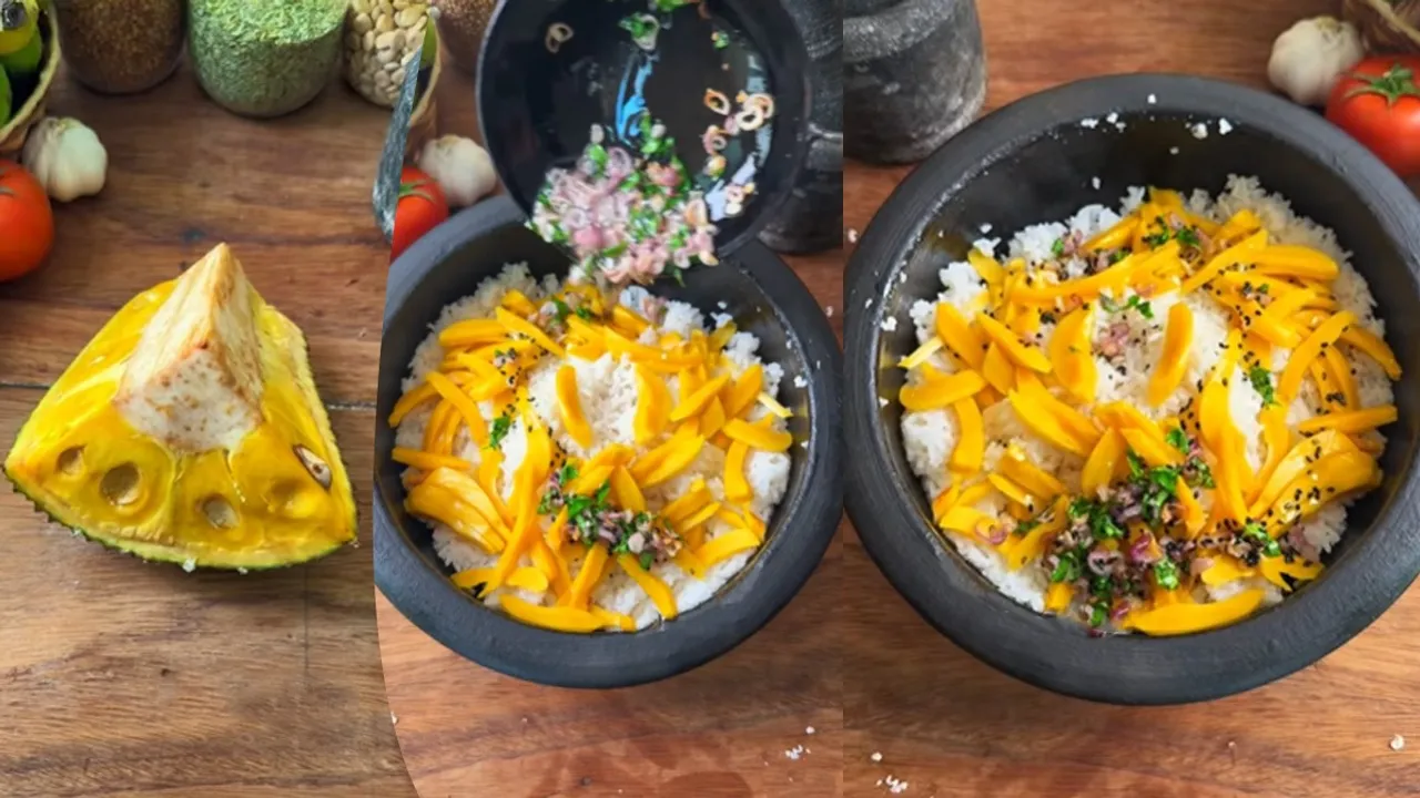 Jackfruit Rice Kerala Style Traditional Recipe