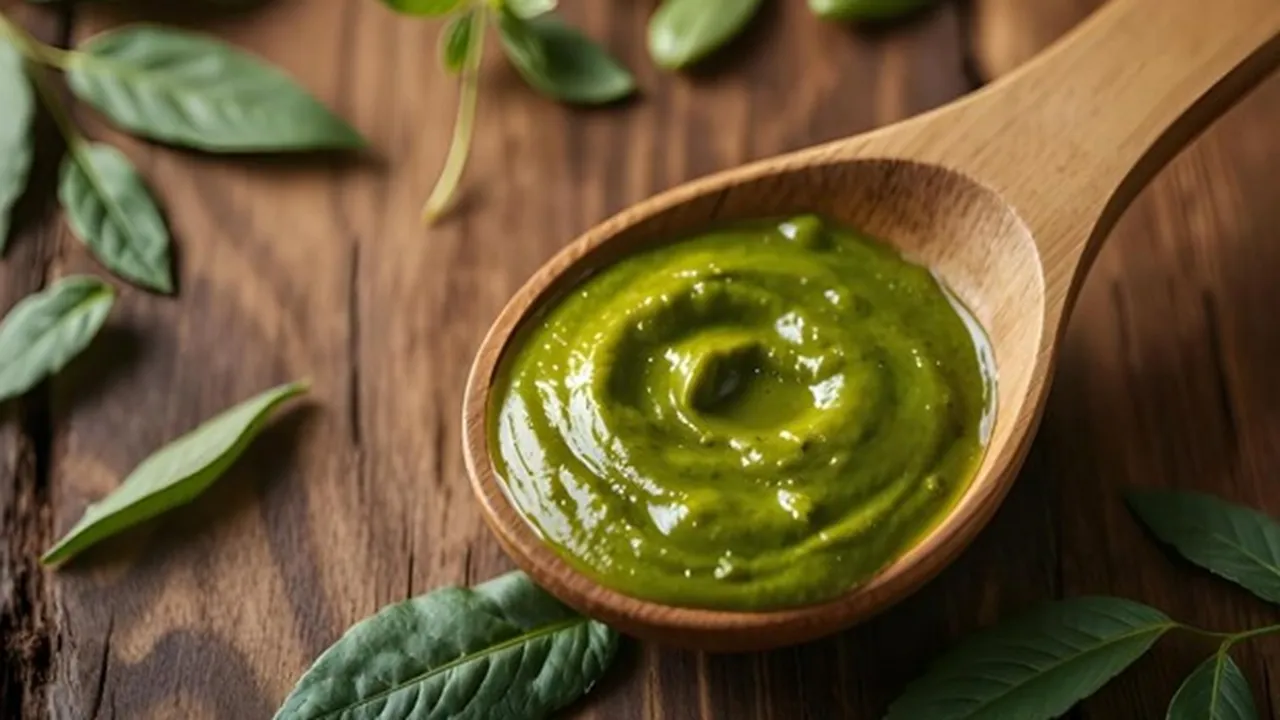 Natural Home Made Hair Dye With Curry Leaves