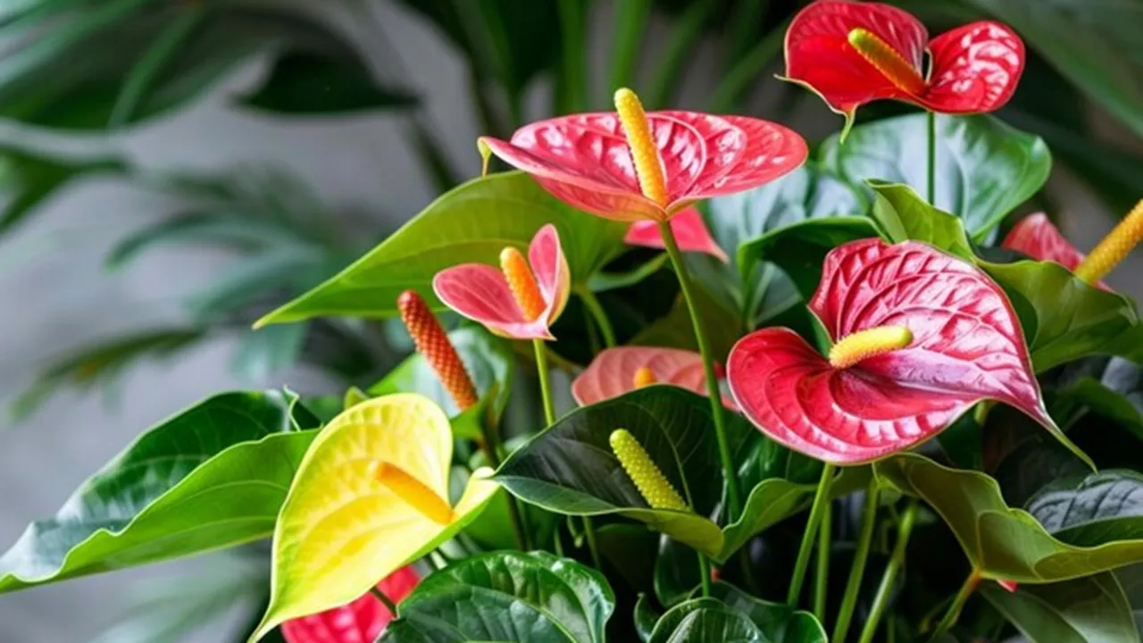 Anthurium At Home Garden