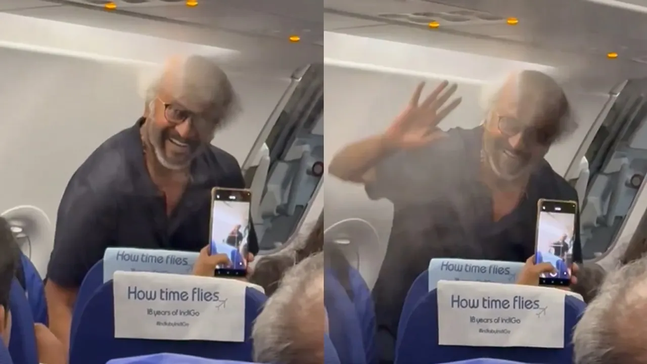 Superstar Rajinikanth, commercial flight