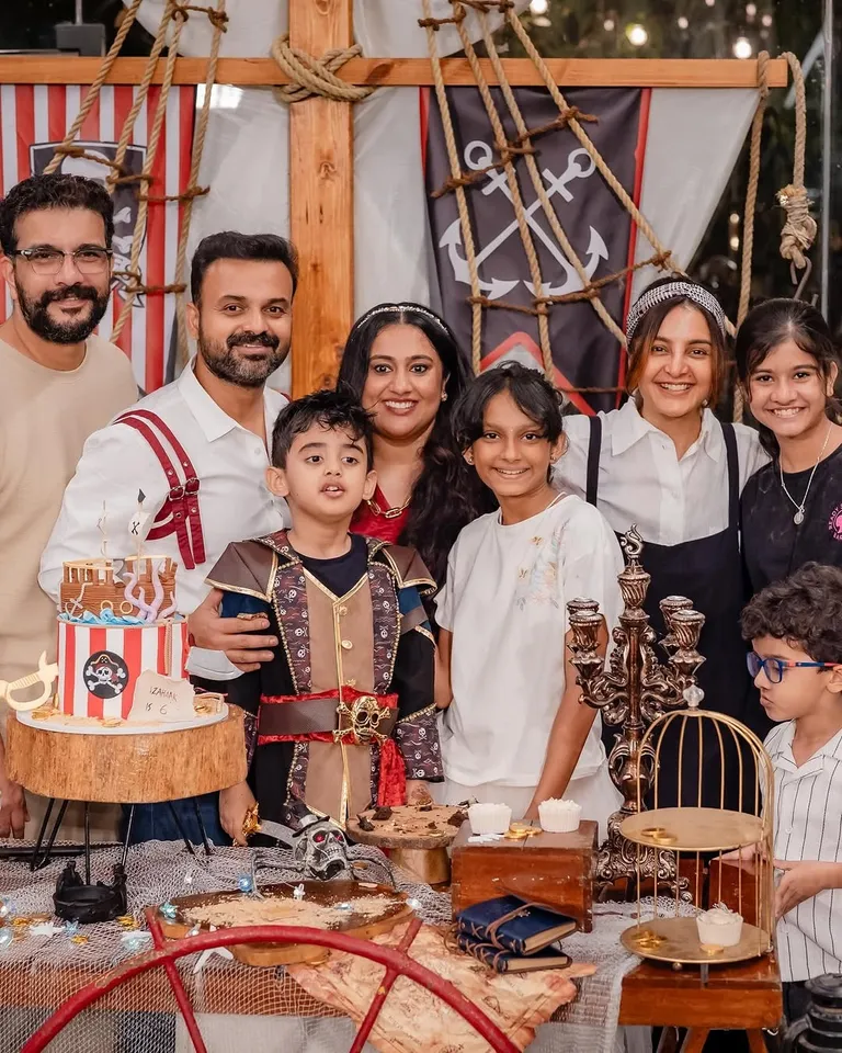 Kunchacko Boban son Izahak birthday pics 