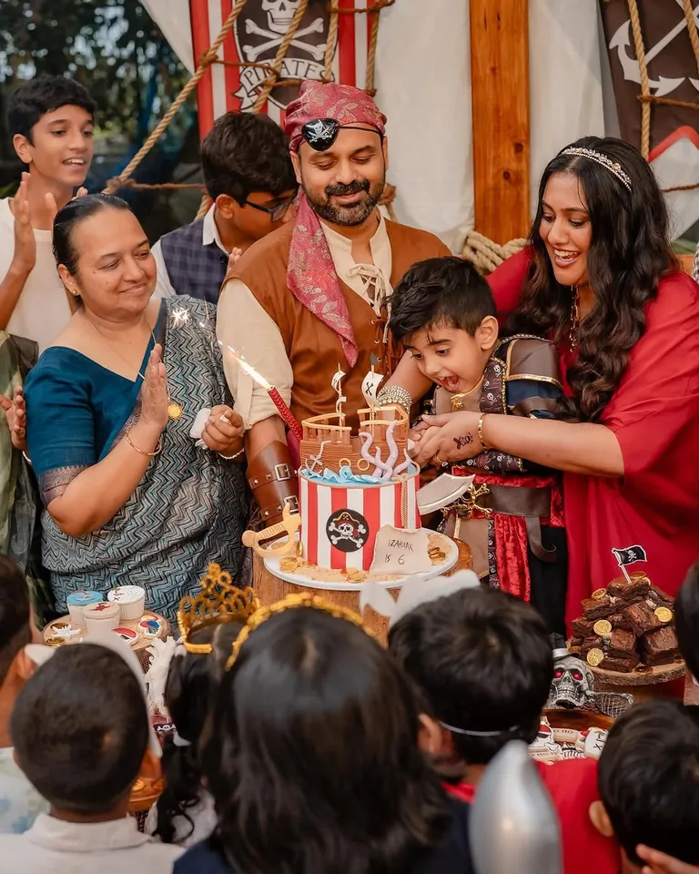 Kunchacko Boban son Izahak birthday pics 