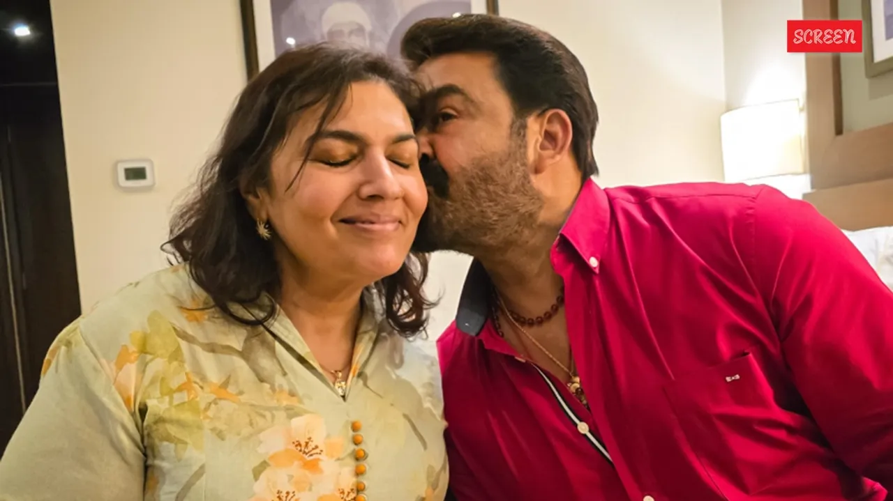 mohanlal, suchithra, wedding anniversary