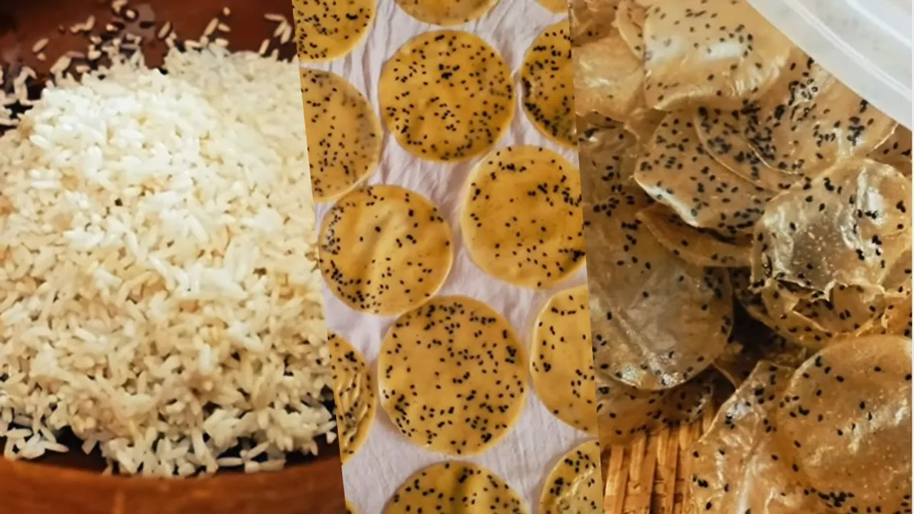 Rice Papad Recipe