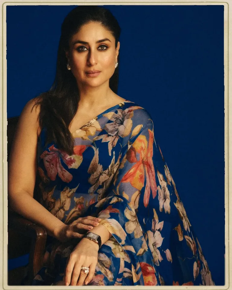 Kareena Kapoor Khan Floral Saree