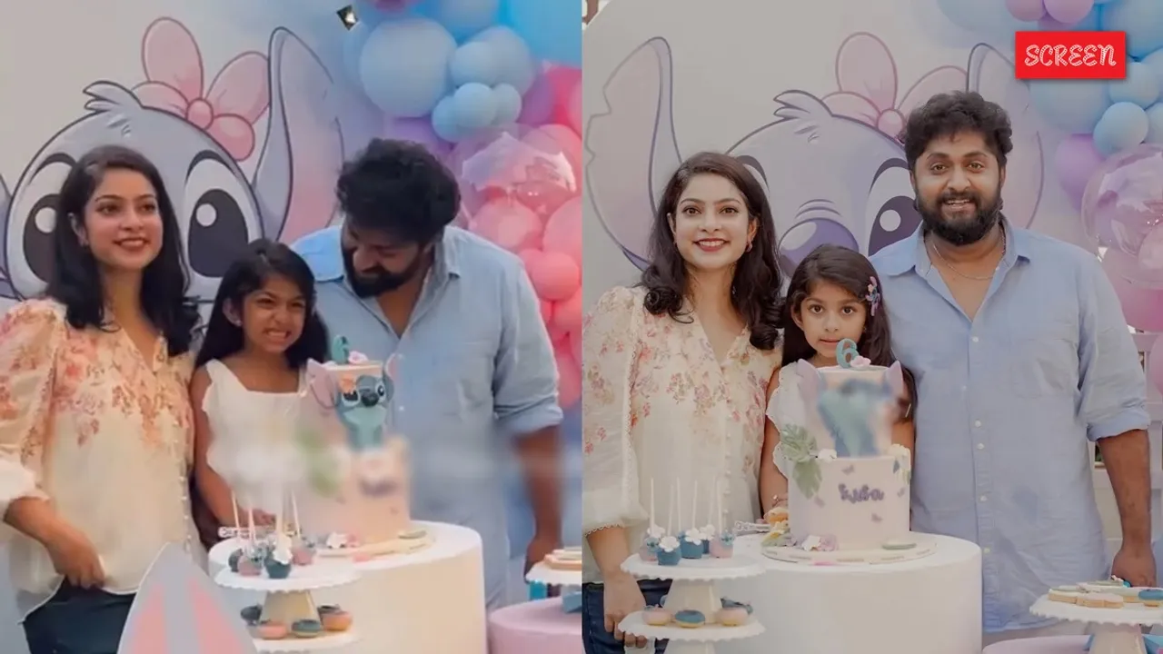 Dhyan Sreenivasan daughter Birthday celebrations