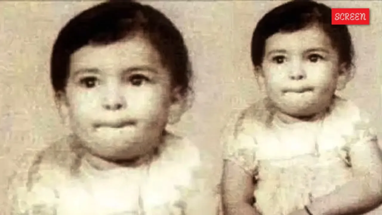 Juhi Chawla childhood photo