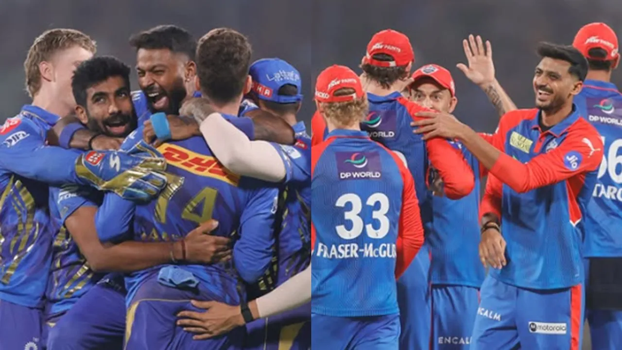 Mumbai Indians and Delhi Capitals Players