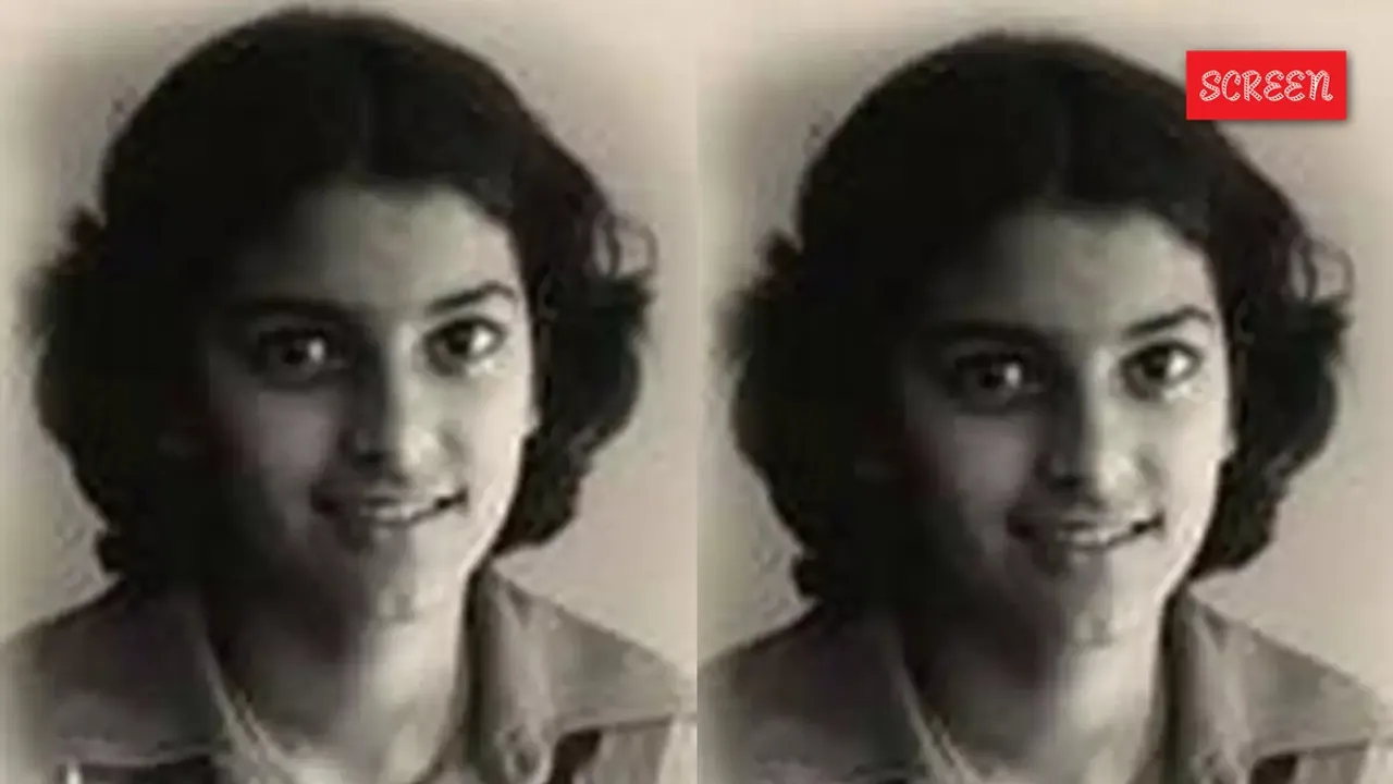 Juhi Chawla childhood photo 