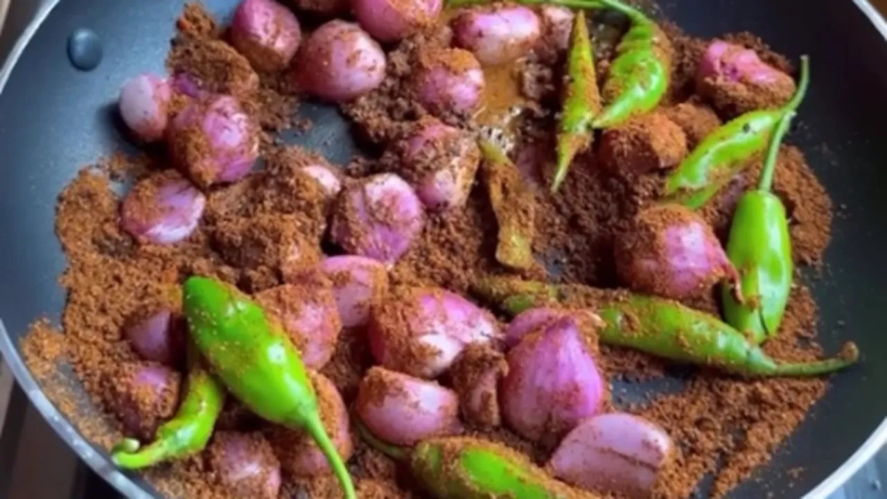 Shallot Green Chilli Pickle Recipe