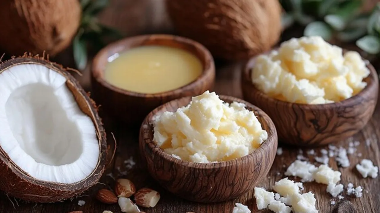 Coconut oil and ghee 