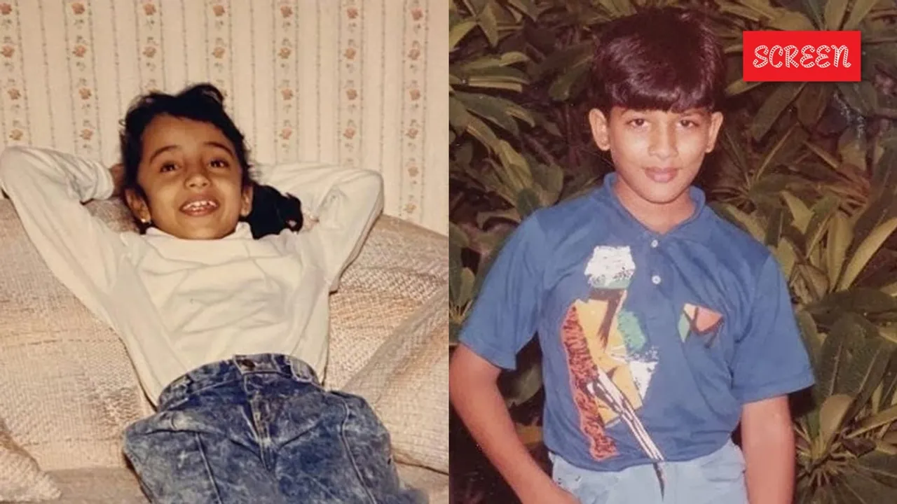 Trisha Krishnan Allu Arjun Childhood Photos