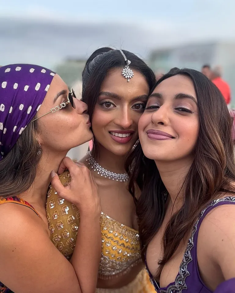 Alia Bhatt at friends wedding 