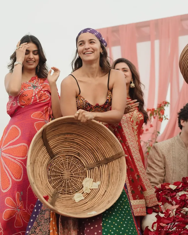 Alia Bhatt at friends wedding 