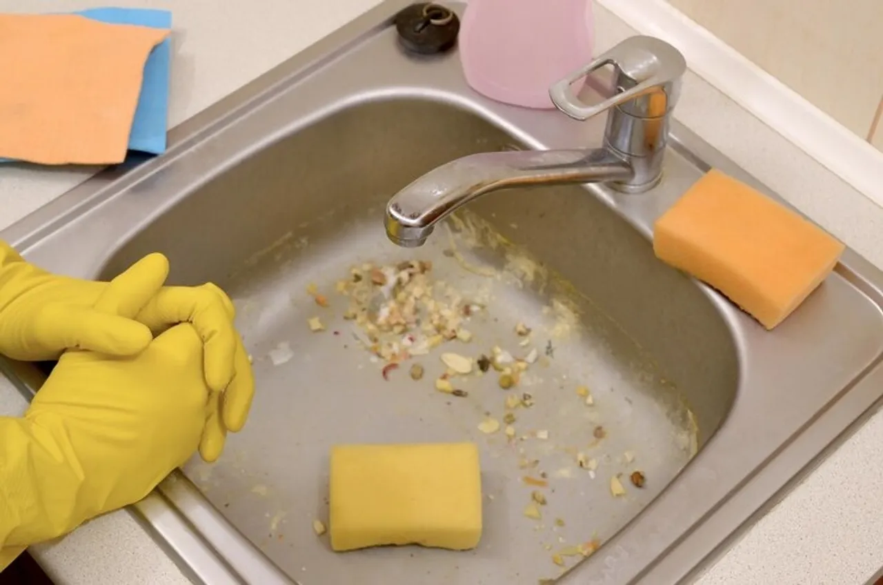 Clogged Kitchen Sink