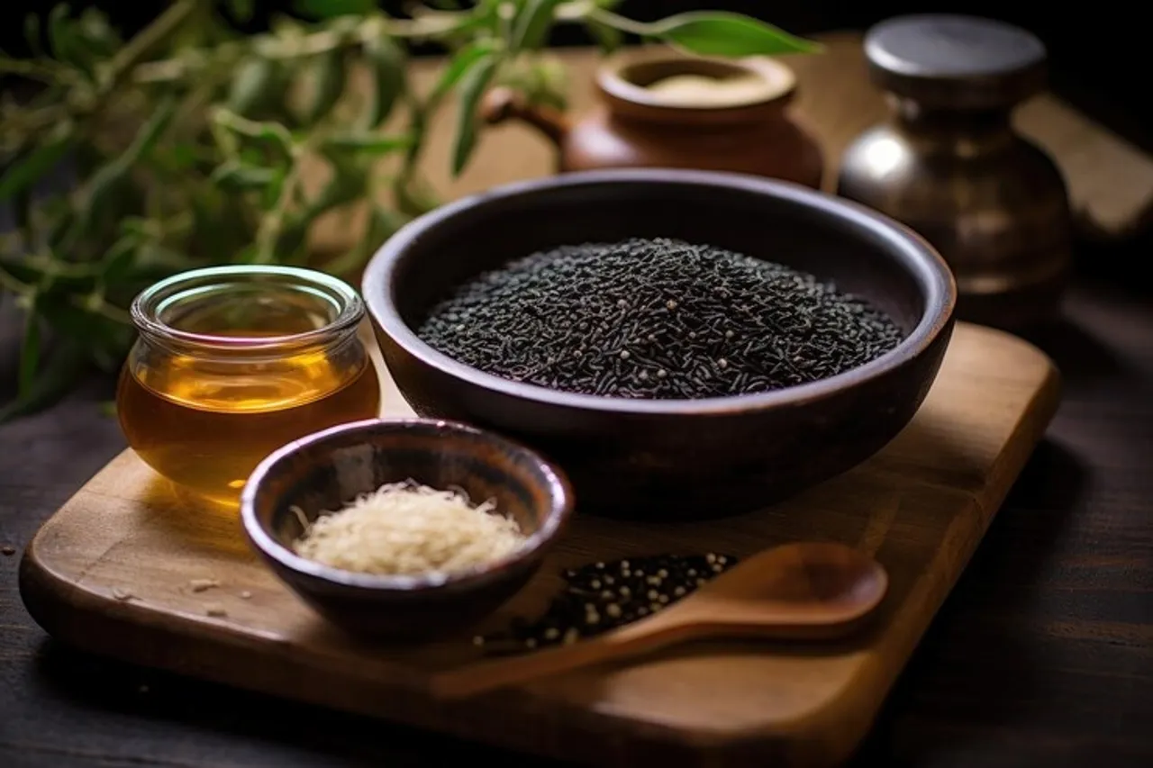 Herbal Hair Dye With Tea Powder Kalonji