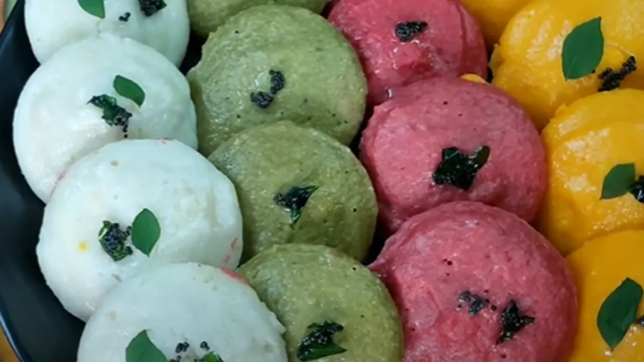 Rainbow Idli Recipe