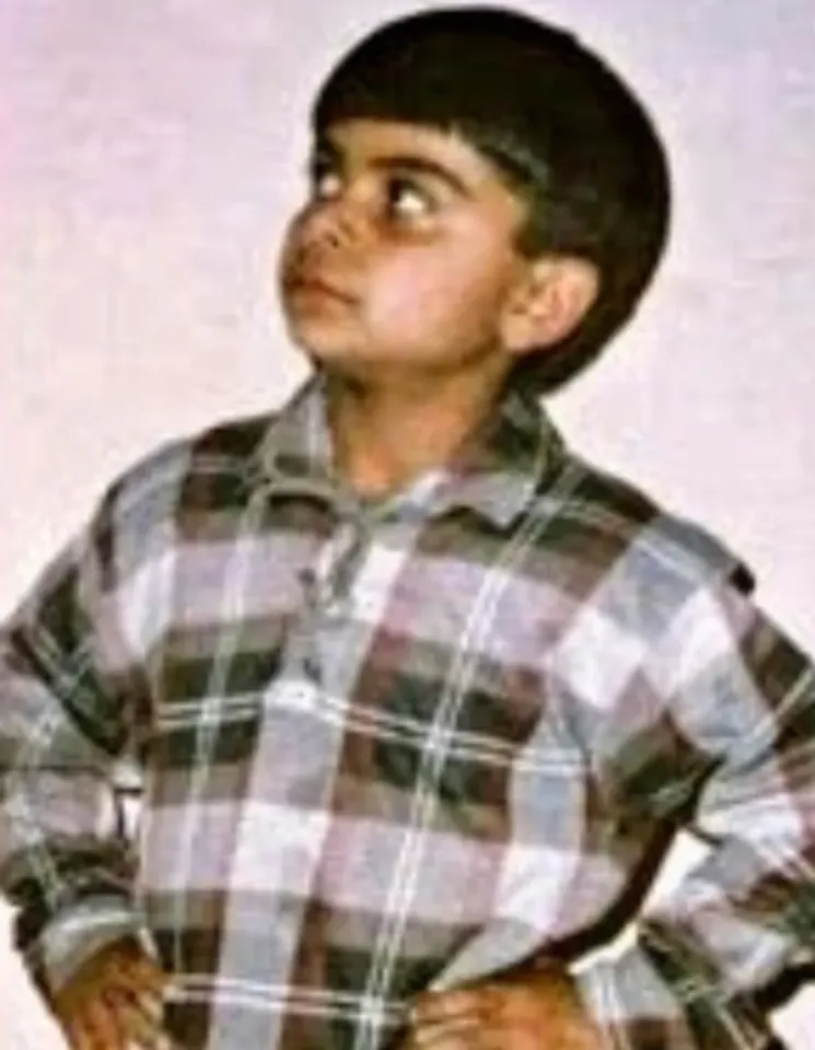 Virat Kohli Kid Photo