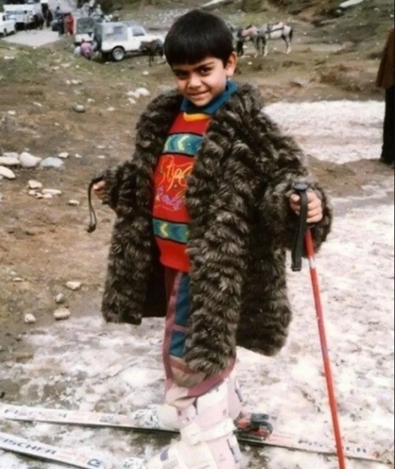 Virat Kohli Teenage Photo