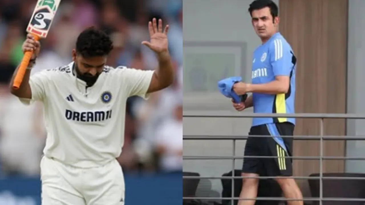 Rishabh Pant and Gautam Gambhir