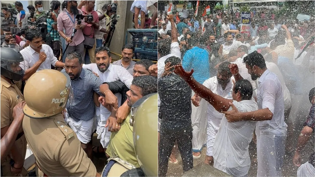 Protest against Veena George