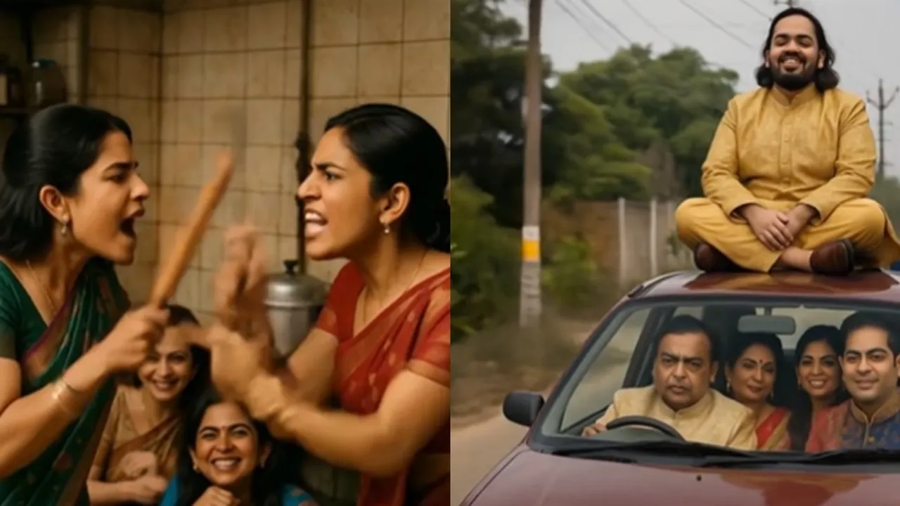 Mukesh Ambani Middle Class Family AI Video