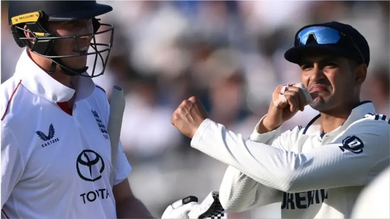 Shubman Gill against England Players