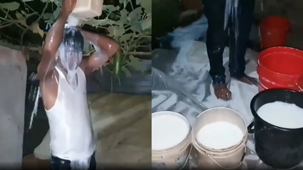 Assam man celebrates divorce