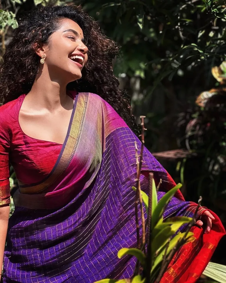 Anupama Parameswaran Saree 6