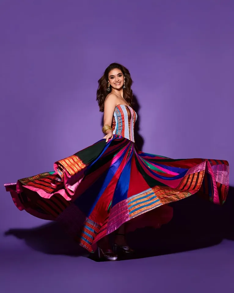 Keerthy Suresh Vibrant Photoshoot