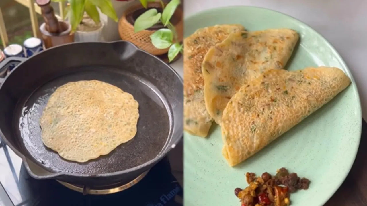 Healthy Wheat Dosa Reicpe FI