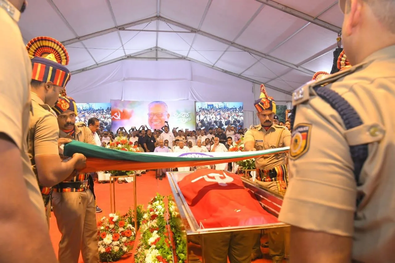 VS Achuthanandan Funeral
