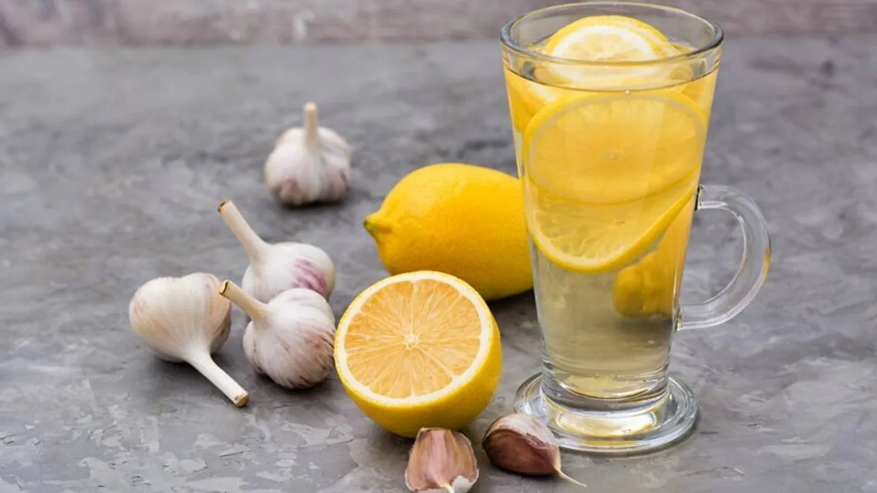 Lemon, ginger water