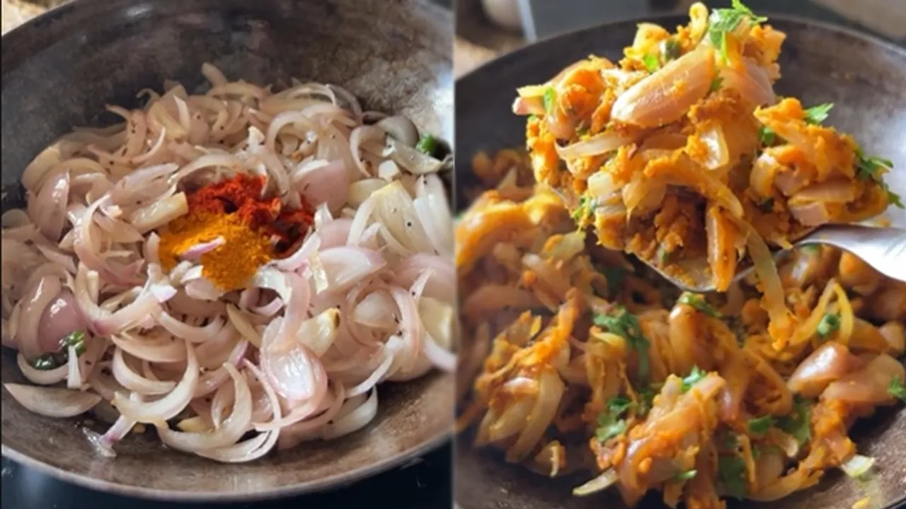 Onion Besan Lunch Curry Recipe FI