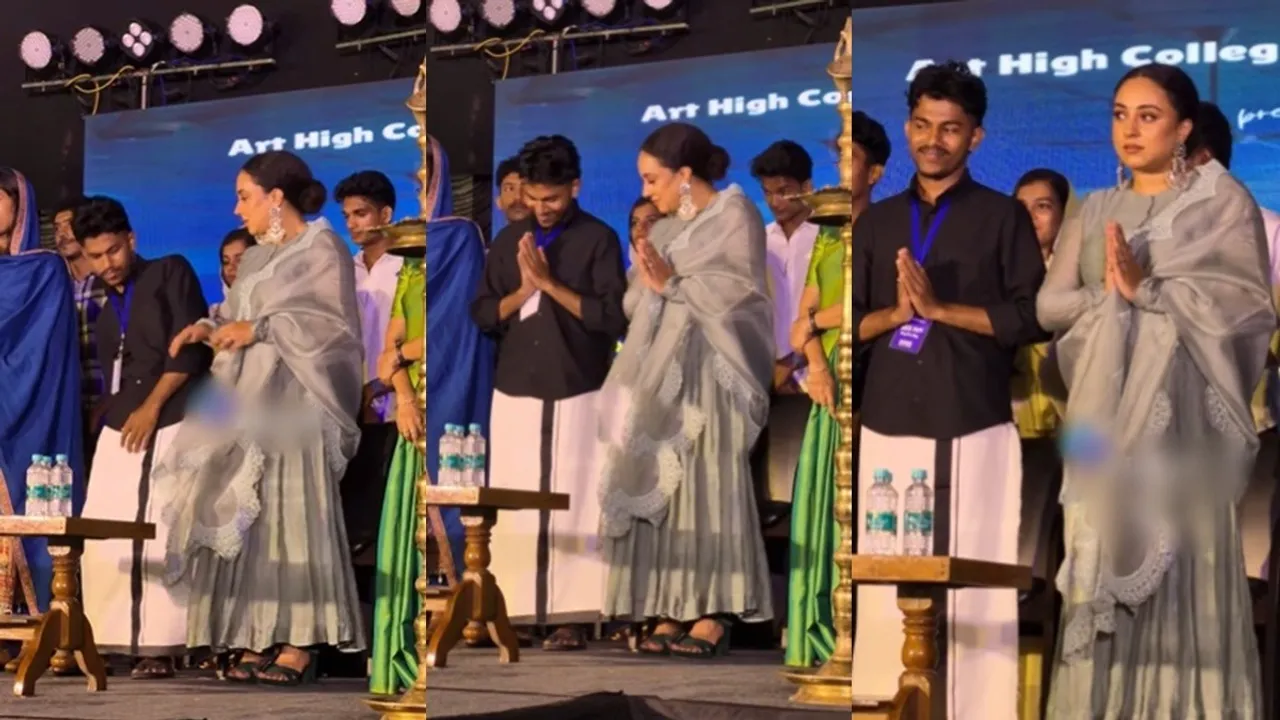 Pearle Maaney at Edathala college