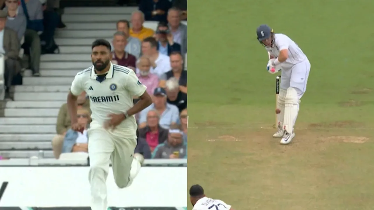 Mohammed Siraj against England