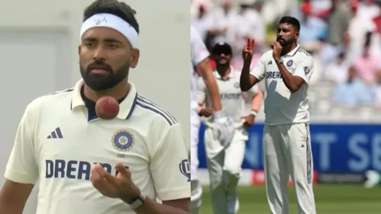 Mohammed Siraj and Graham Thorpe