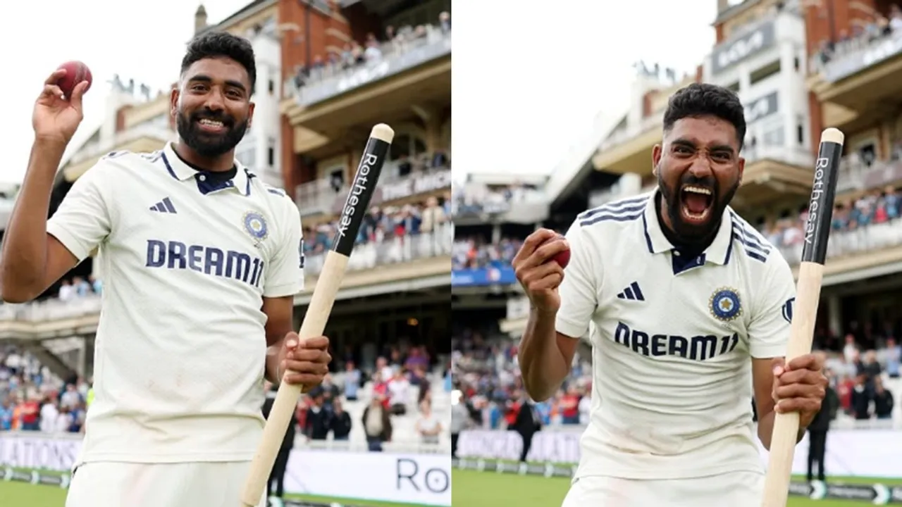 Mohammed Siraj Oval Test