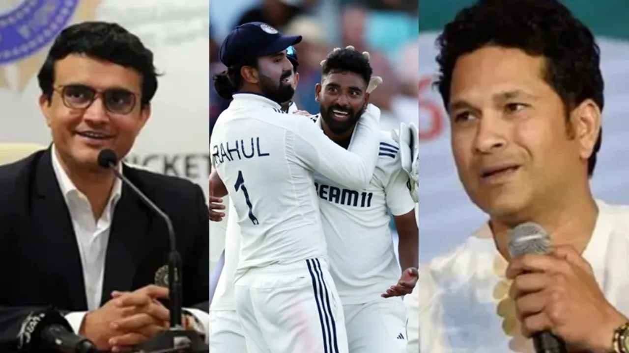 Mohammed Siraj Sachin Tendulkar and Sourav Ganguly