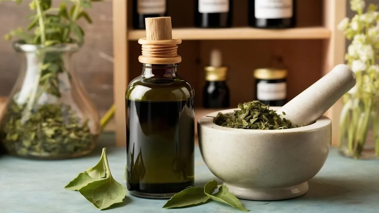 Herbal Ayurvedic Hair Oil With Henna 3