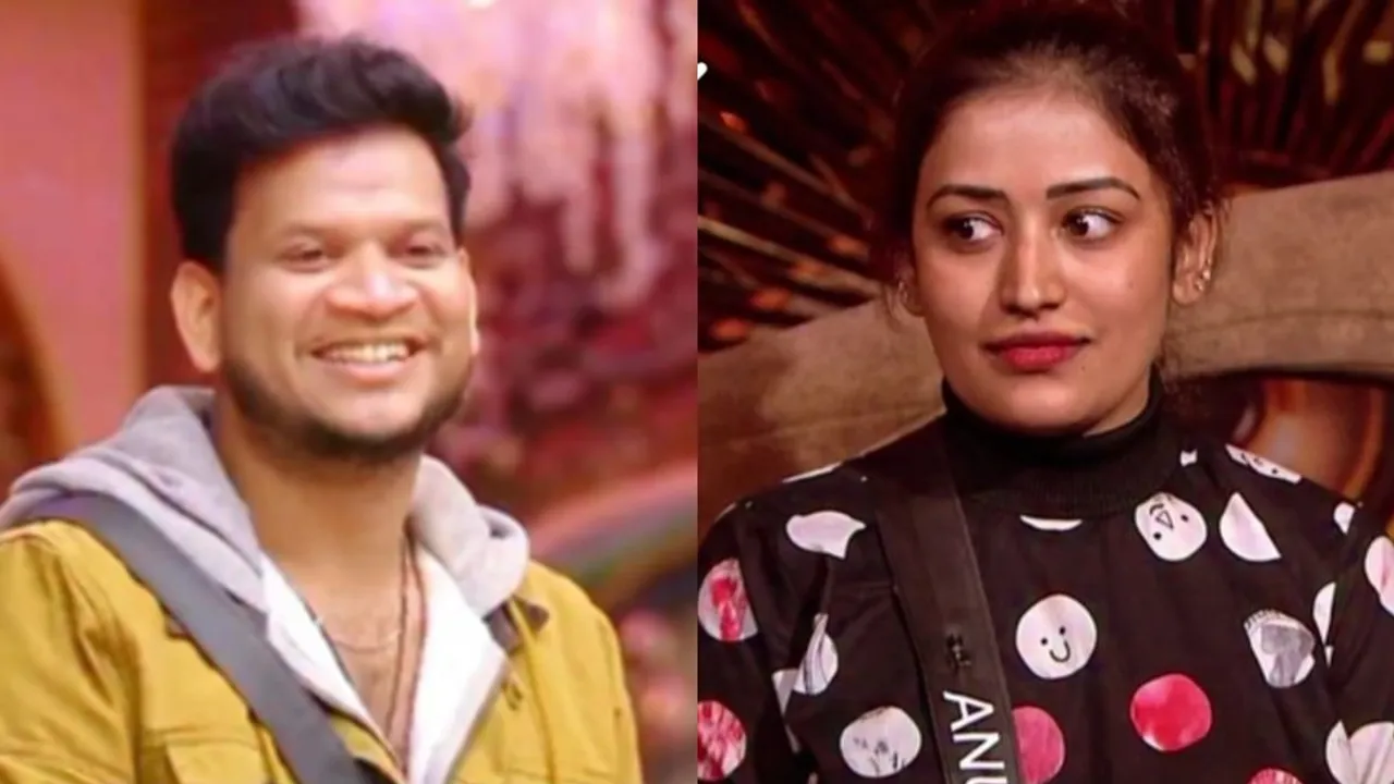 Bigg Boss Malayalam Season 7 Anumol and Akbar Khan