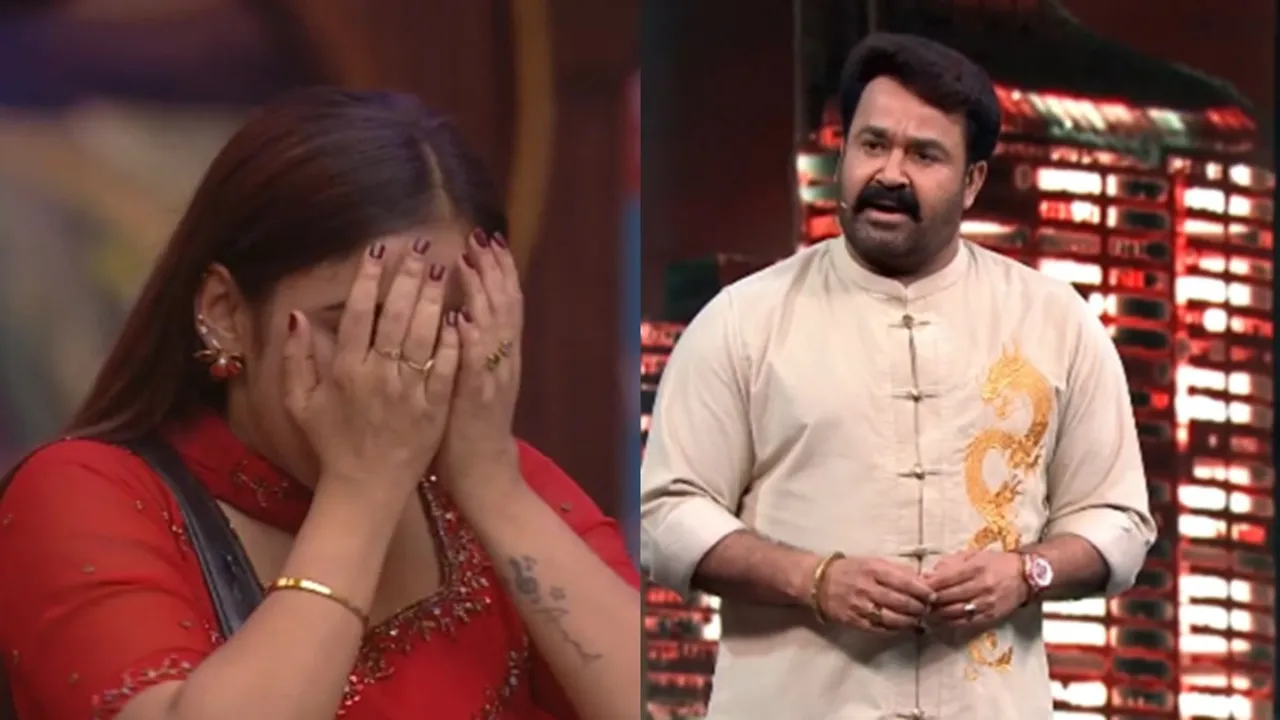 Bigg Boss Malayalam Season 7 Mohanlal Anumol and Akbar