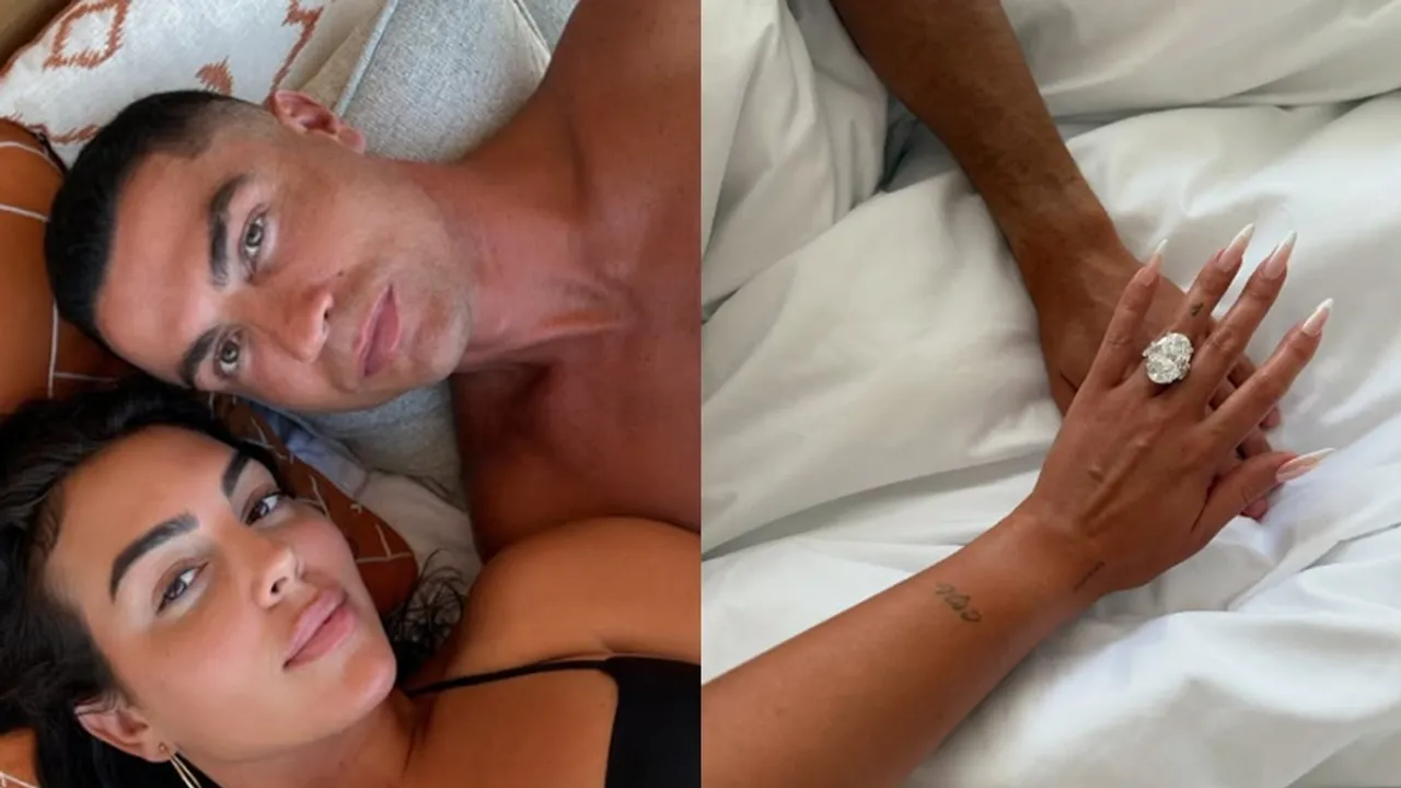 Cristiano Ronaldo proposes to Georgina Rodríguez
