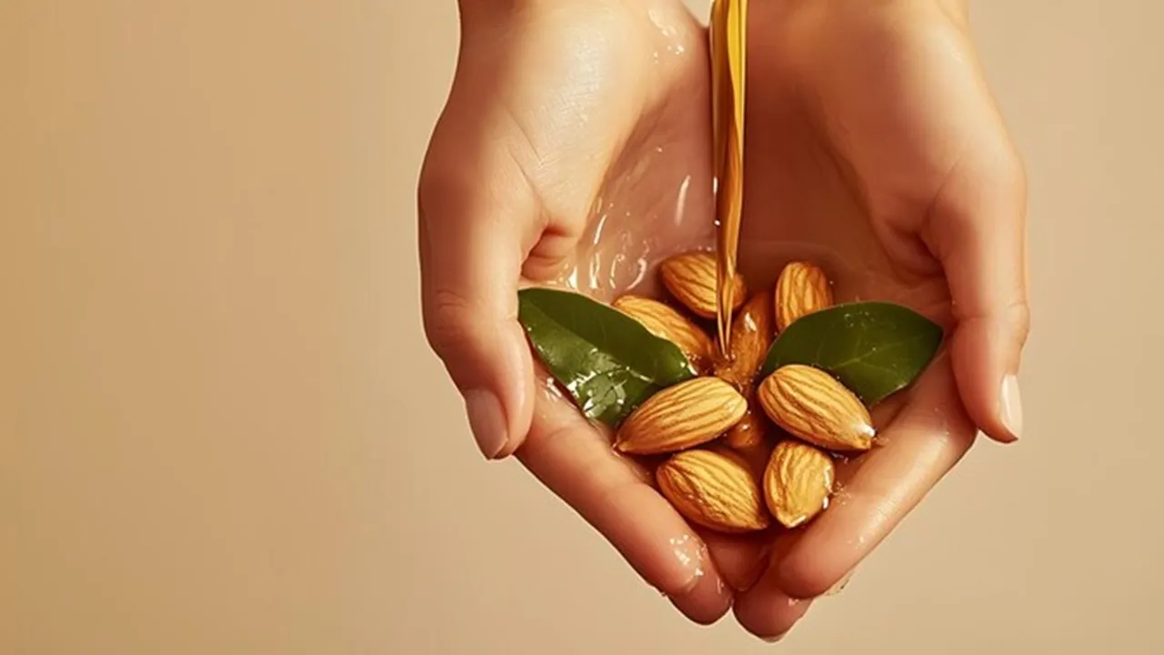 Applying Almond Oil On Bellybutton FI