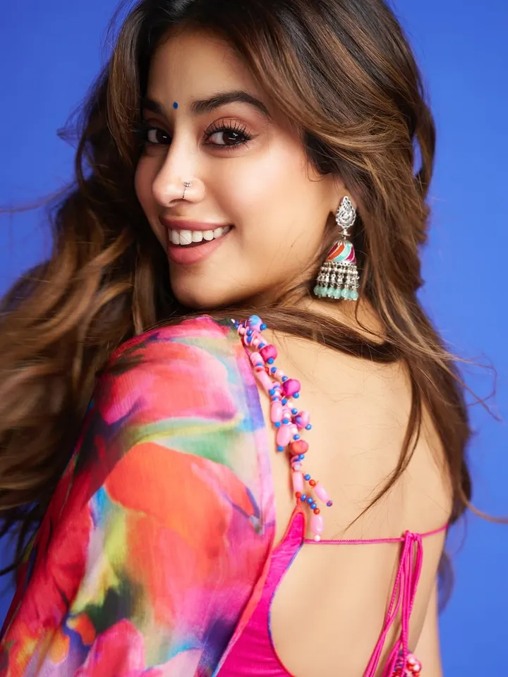 Saree Look Of Janhvi Kapoor