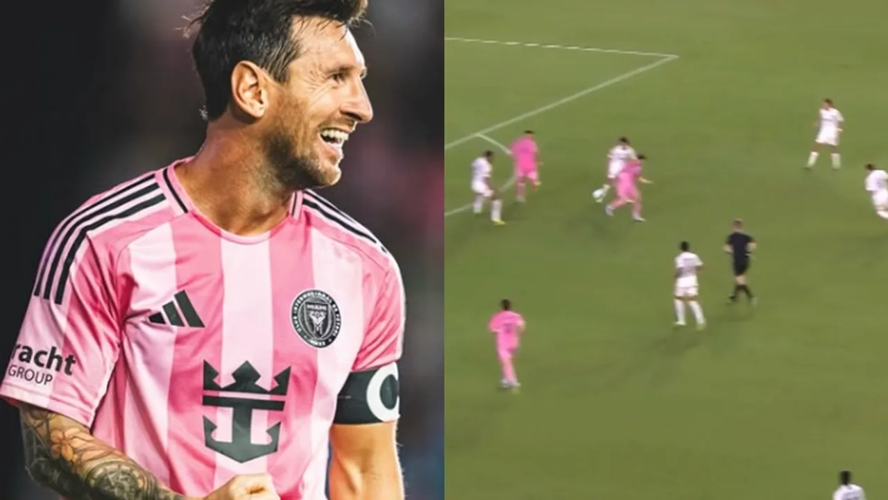 Lionel Messi Backheel Pass