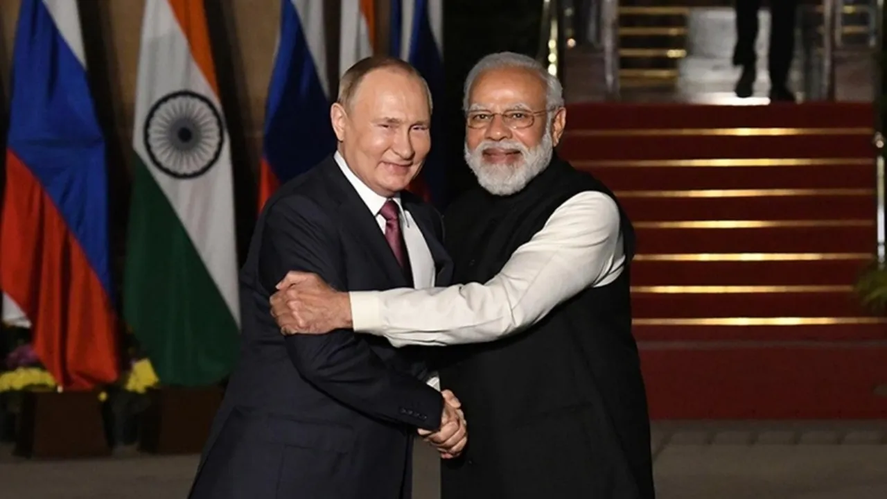 PM Modi Russian President Vladimir Putin