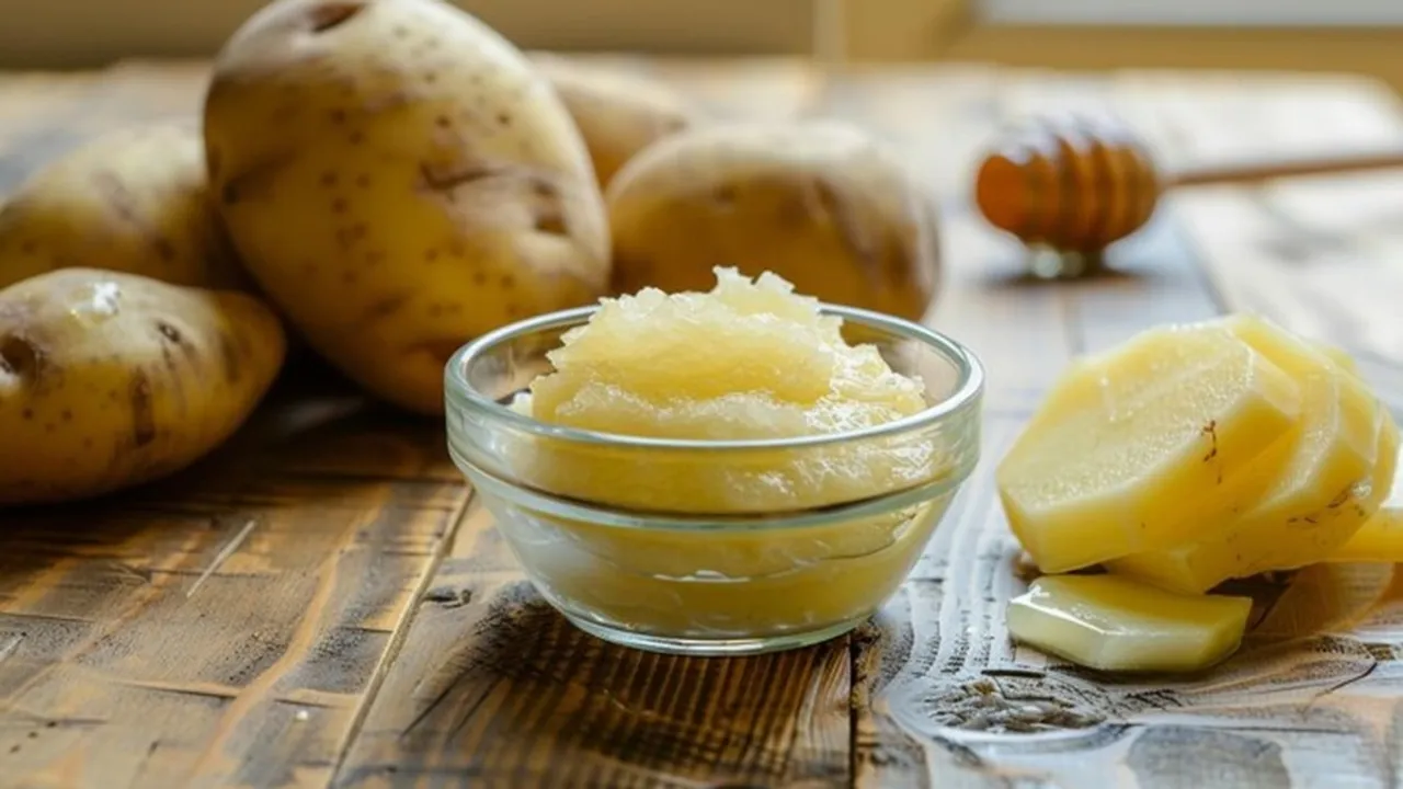 Glowing Skin With Potato DIY FI